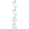 Trilvorkschakelaar fig. 8382 serie 2120 roestvaststaal buitendraad